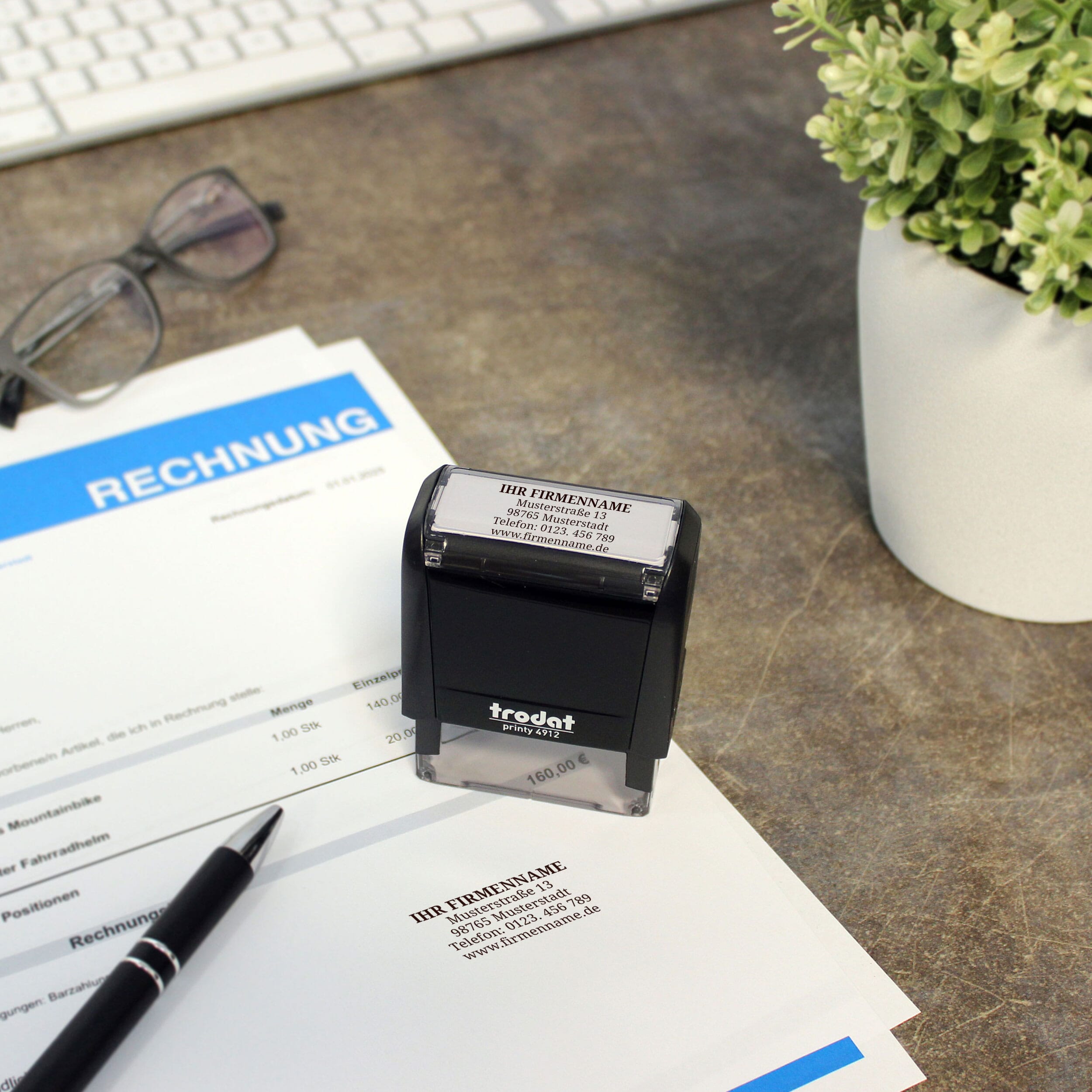 Trodat Printy 4912 (47x18 mm - 5 Zeilen) - adressaufkleber-fabrik.de