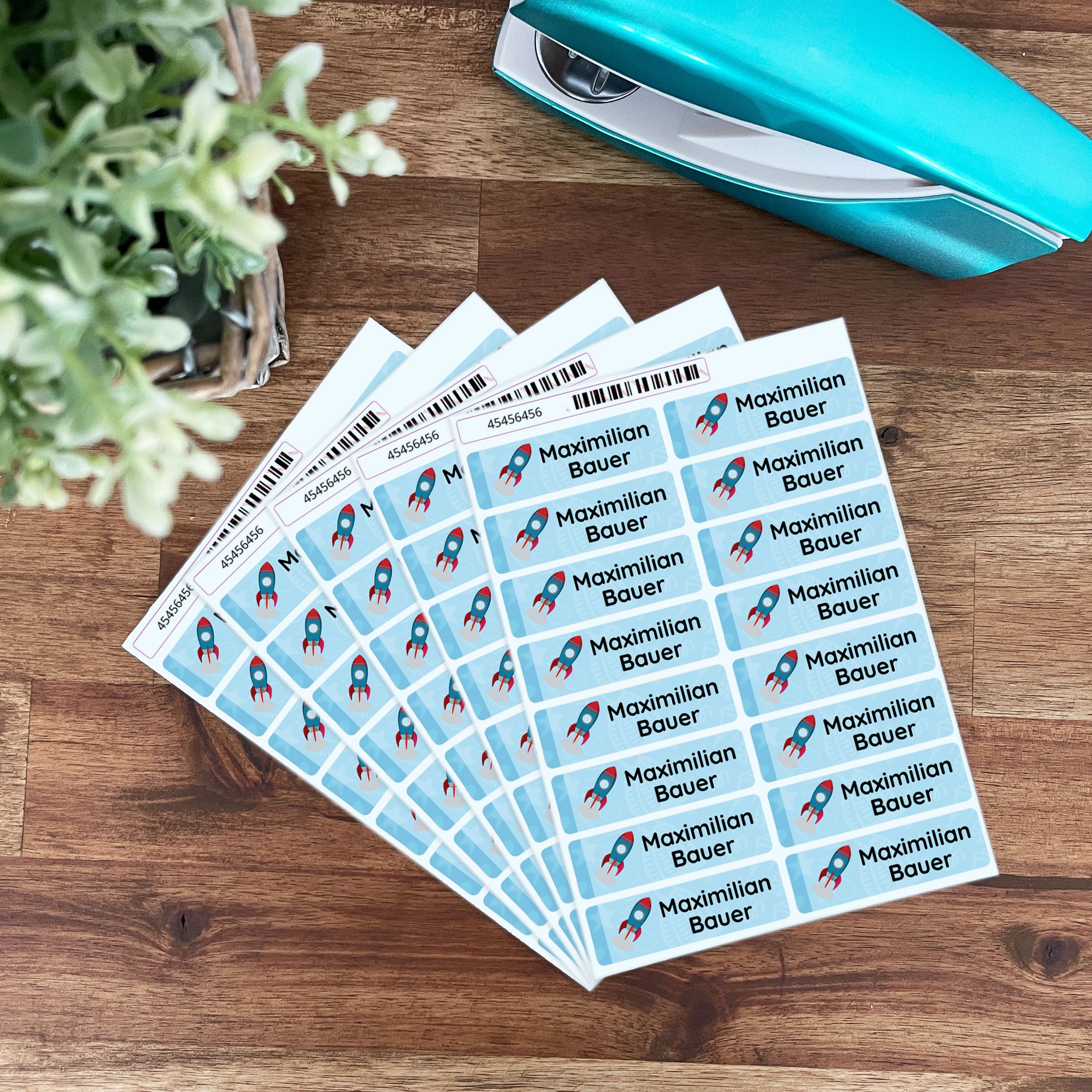 Mehrzeilige Namensaufkleber 110 Stück 50x15 mm - adressaufkleber-fabrik.de