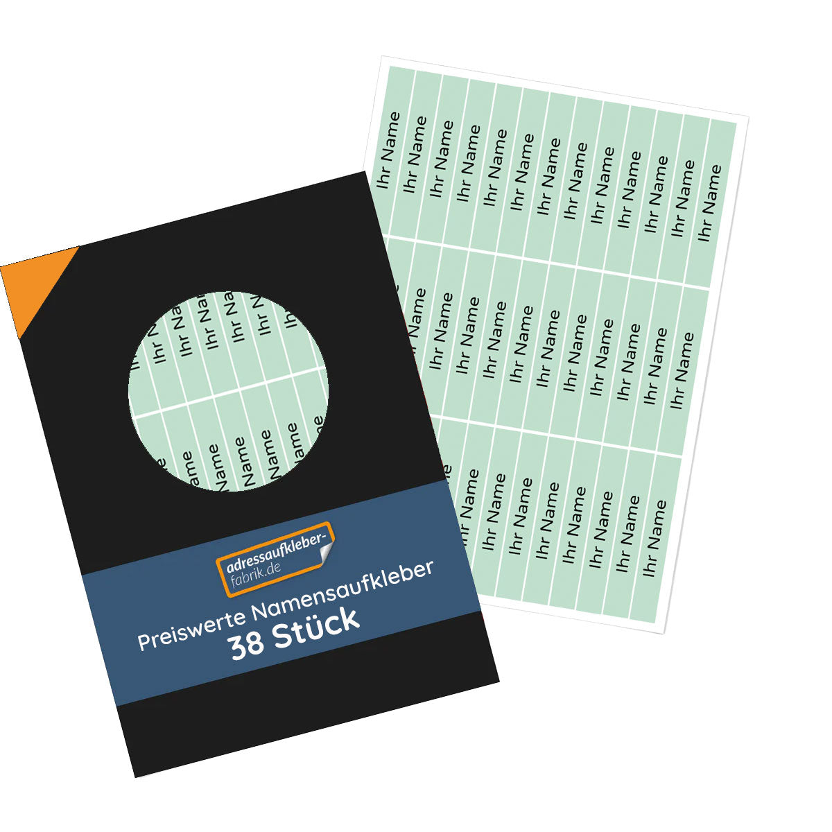 Günstige Namensetiketten für Kinder (49×8 mm) – wasserfest & UV-beständig - adressaufkleber-fabrik.de