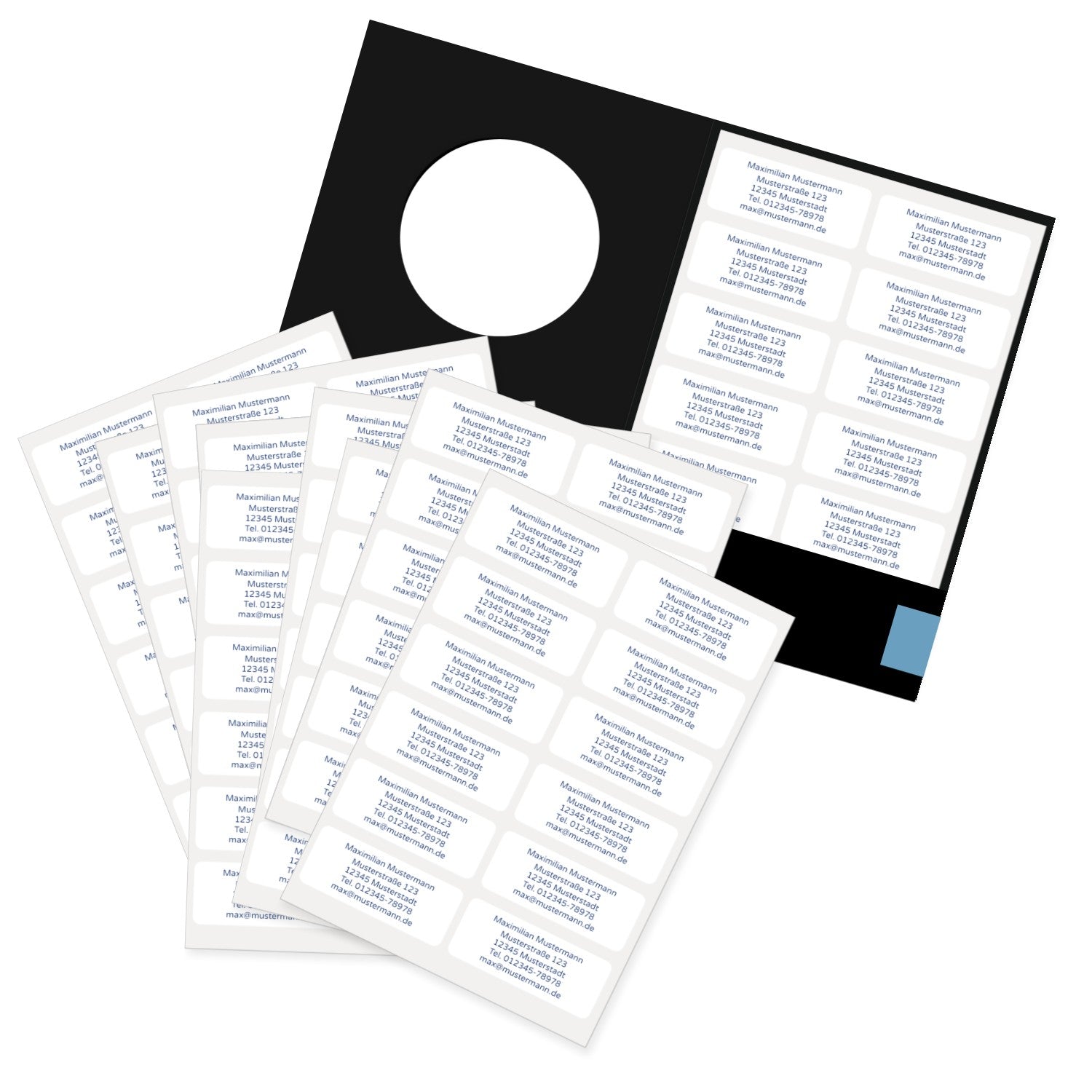 120 Stück Individuelle Adressaufkleber (50x20mm) - adressaufkleber-fabrik.de