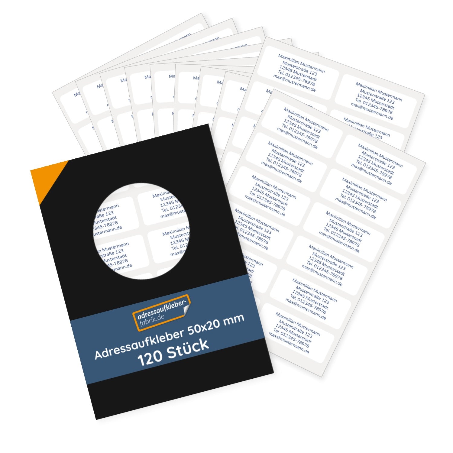 Individuelle Adressaufkleber
