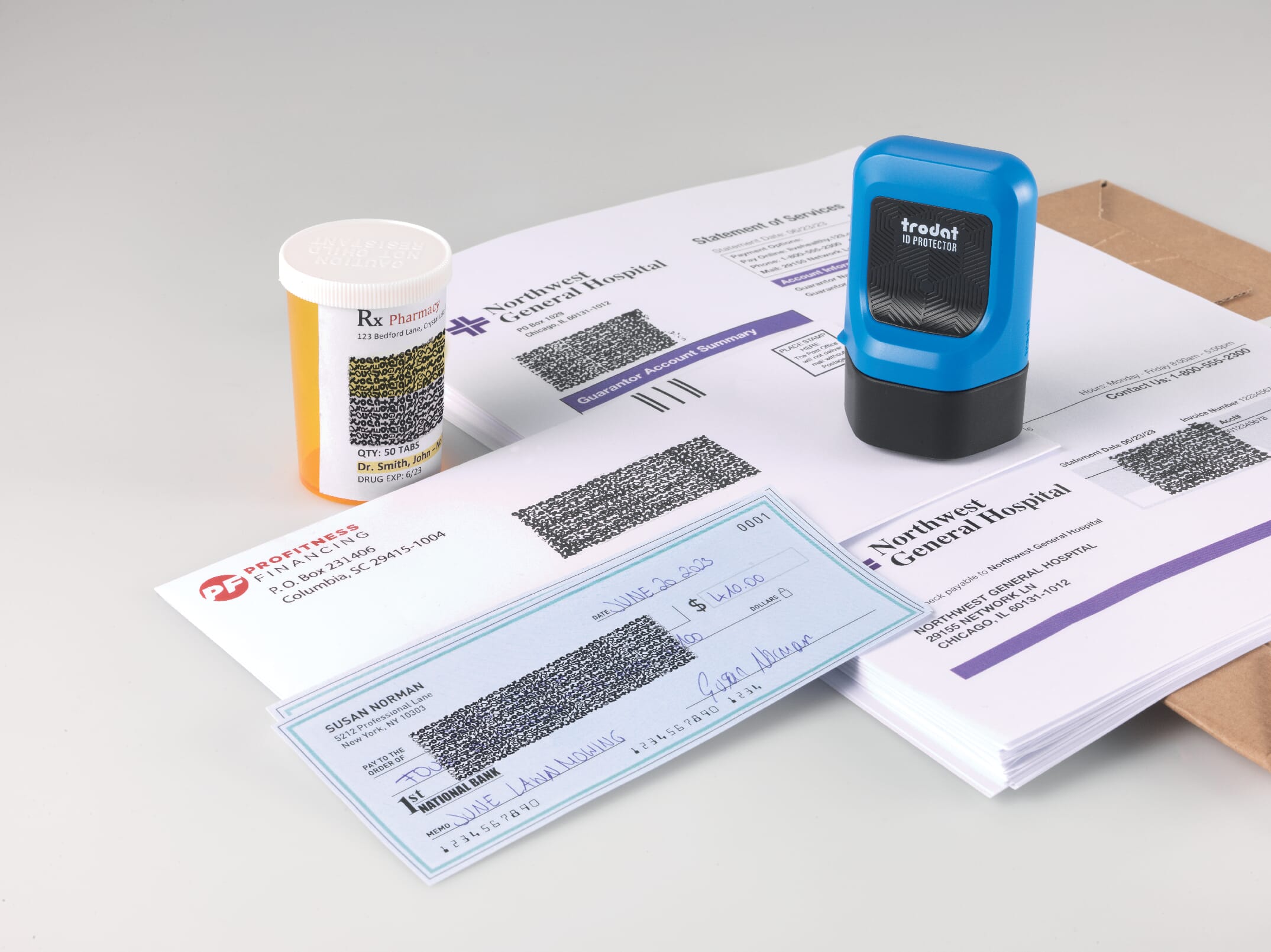 Trodat ID Protector - Datenschutz Rollstempel