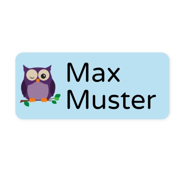 Bügeletiketten mit Namen (30x13 mm 225 Stück zum Aufbügeln) - adressaufkleber-fabrik.de