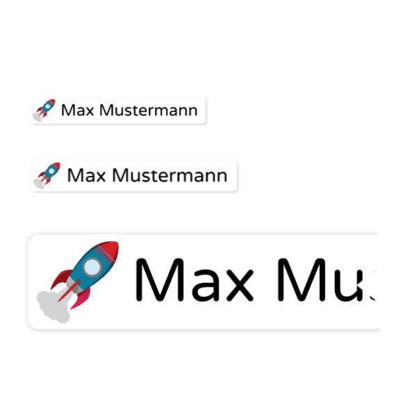 Bügeletiketten mit Namen (Set mit 200 Stück zum Aufbügeln) - Beige/Frosch - adressaufkleber-fabrik.de