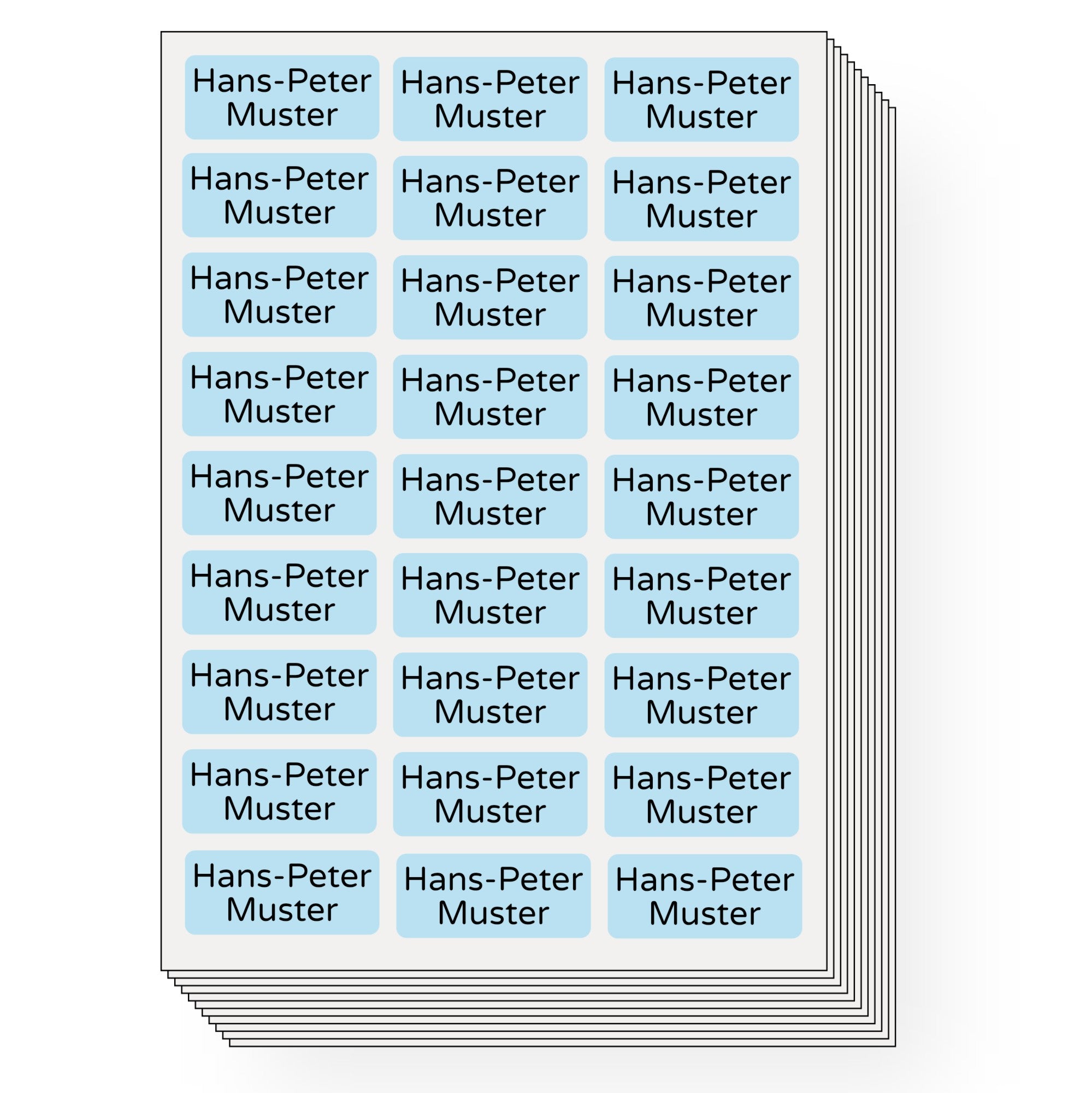 Bügeletiketten für Senioren