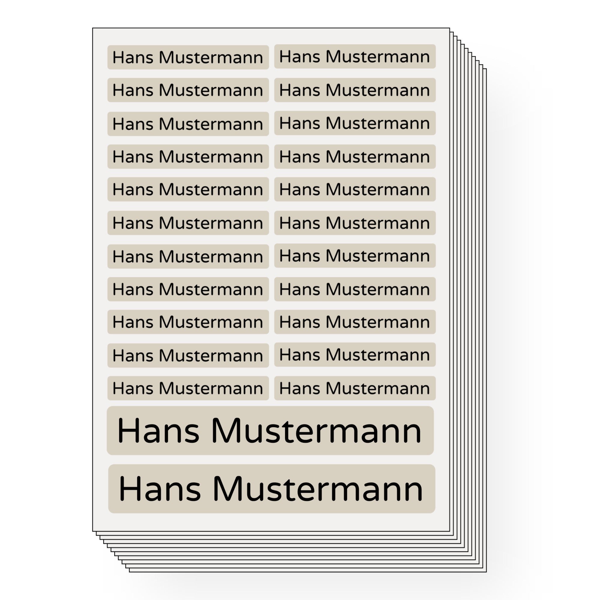 Bügeletiketten für Senioren (Set mit 200 Stück zum Aufbügeln) Altenheim Pflegeheim - adressaufkleber-fabrik.de