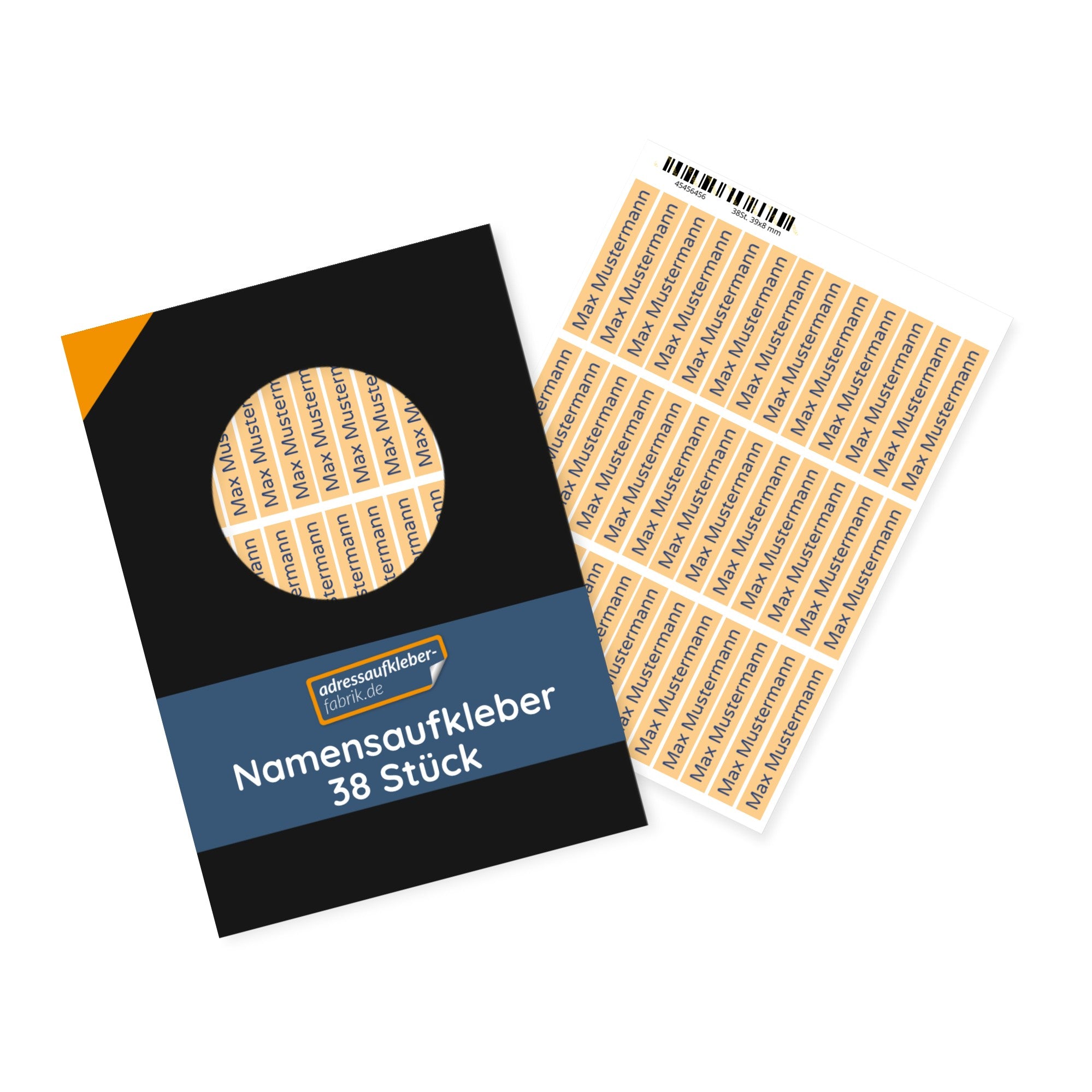 Namensetiketten / Namensaufkleber für Kinder & Senioren 49x8 mm - adressaufkleber-fabrik.de