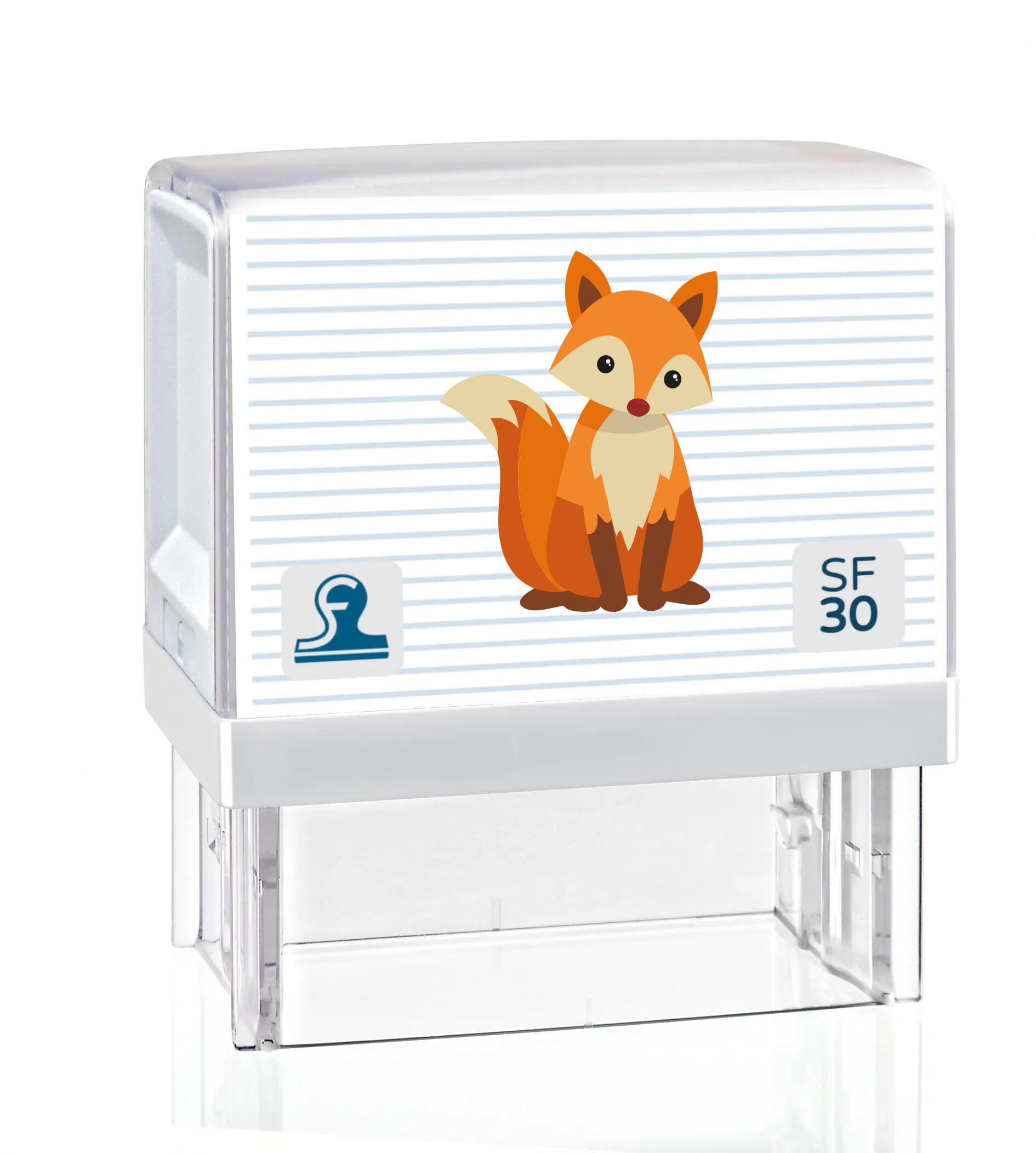 Kinderstempel 5 Zeilen mit Motiv / Namensstempel & Adressstempel (47 x18 mm) - adressaufkleber-fabrik.de