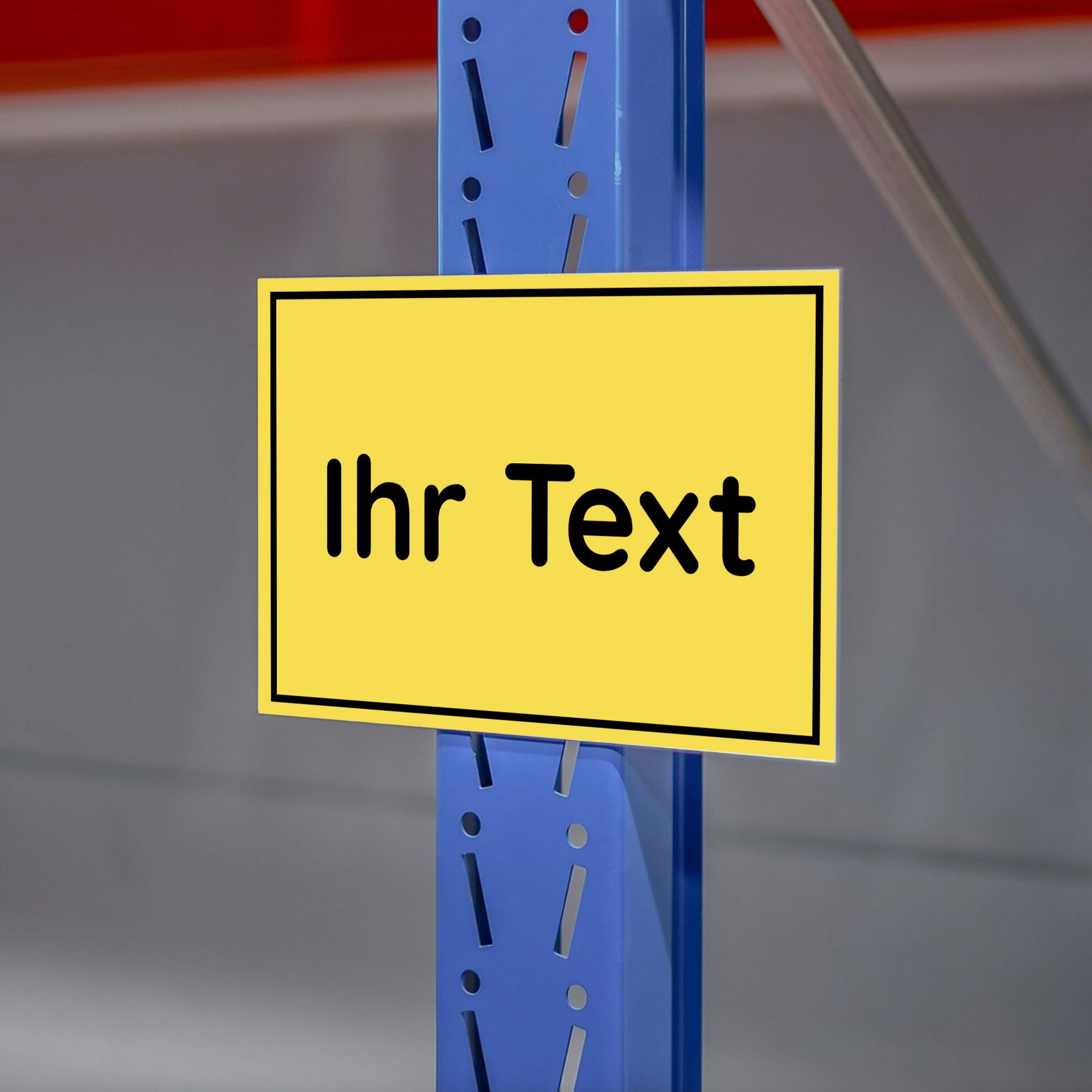 Schild mit Wunschtext 3mm Alu Verbund / 300x200 mm - adressaufkleber-fabrik.de