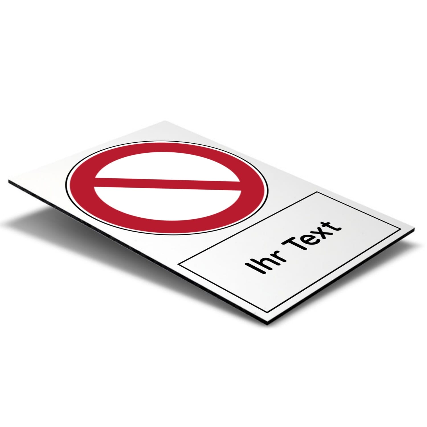 Verbotszeichen mit Text Schild 200x300 mm (alle Zeichen nach EN ISO 7010) - adressaufkleber-fabrik.de