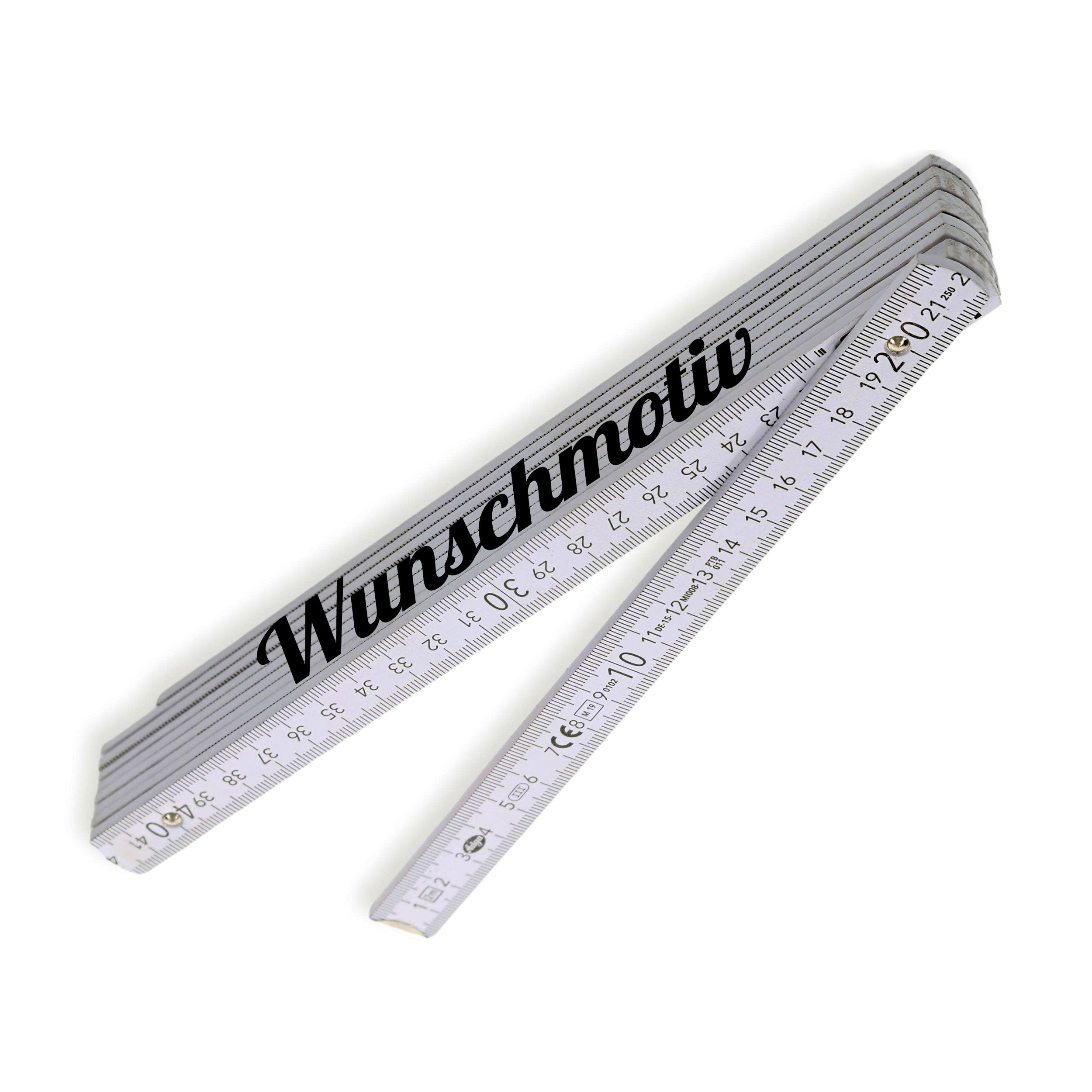 Zollstock 235x35 mm personalisiert – mit individuellem Druck