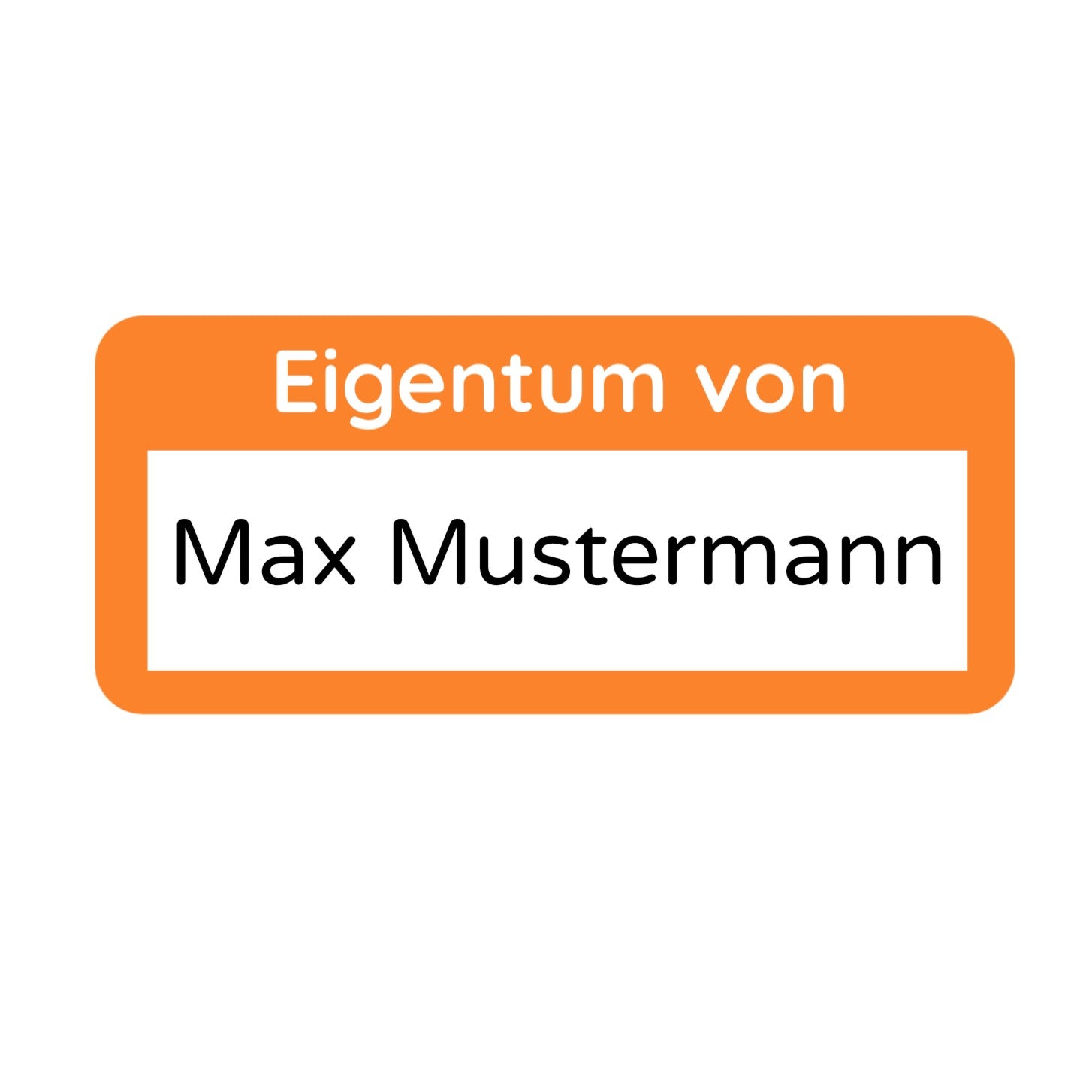 Eigentum Aufkleber (30 Stück 30x13 mm) - adressaufkleber-fabrik.de