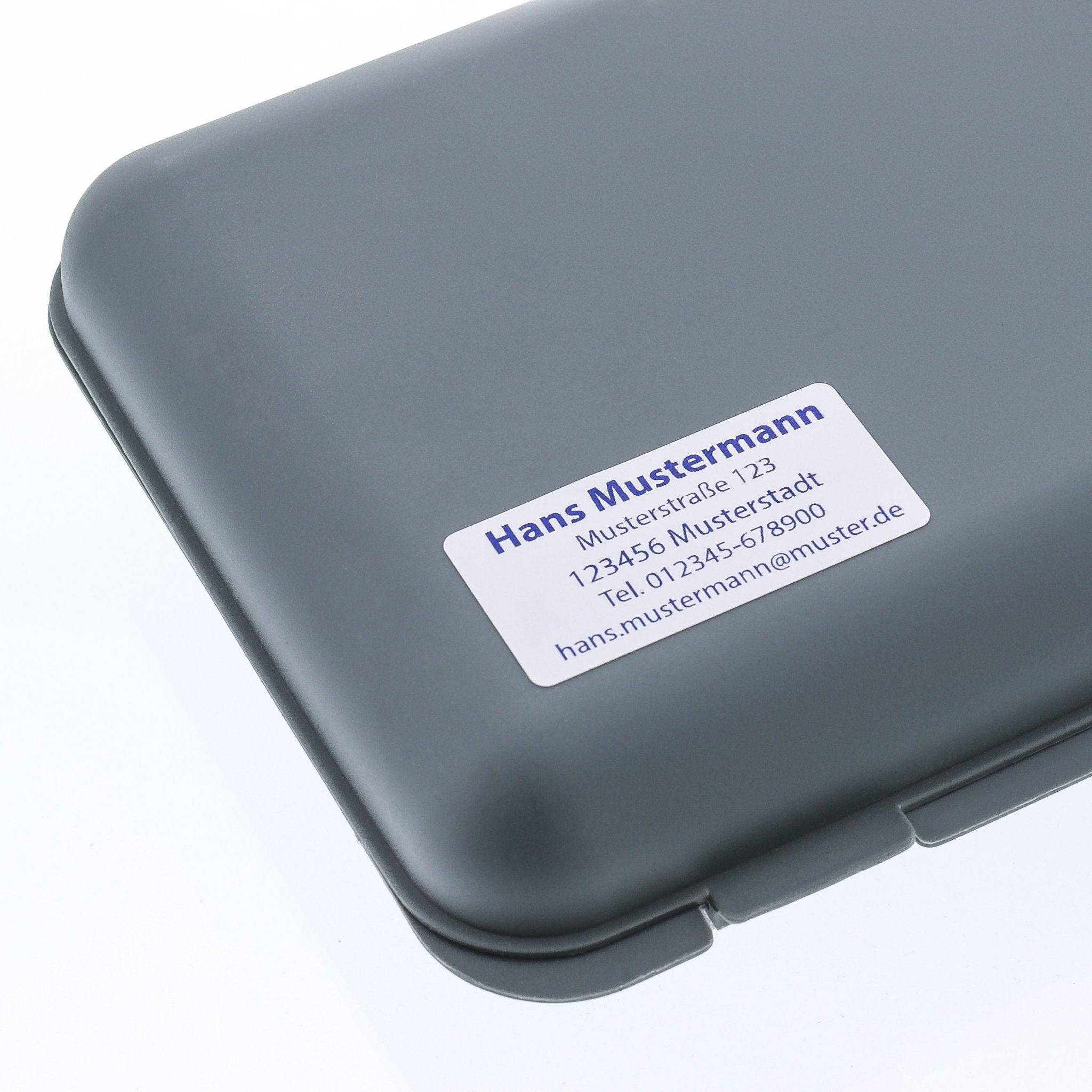 Adressaufkleber im Spenderkarton 60x30 mm - adressaufkleber-fabrik.de