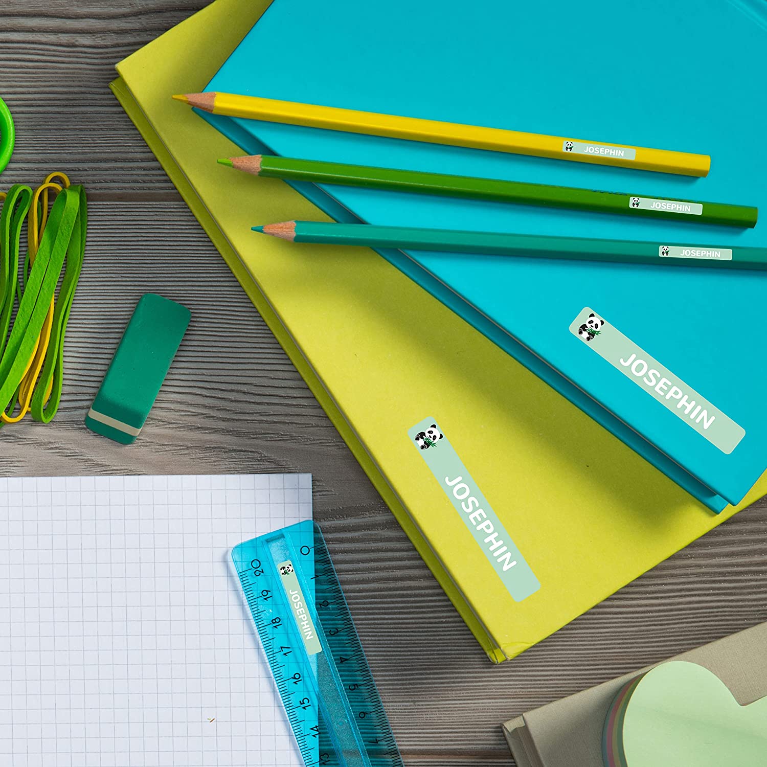 Namensaufkleber für Kinder (Set mit 260 Aufklebern in verschiedenen Größen) - adressaufkleber-fabrik.de