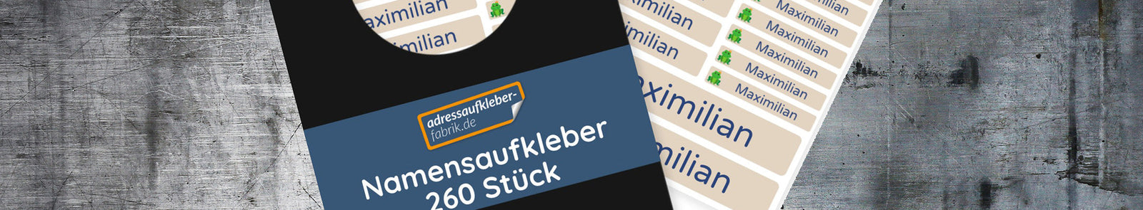 Namensaufkleber für Spezialanwendungen - Schuh-Etiketten, Allergie-Aufkleber und Notfallkontakt mit QR-Code