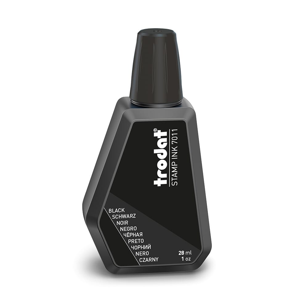 Trodat Stempelfarbe 7011 (28 ml) Dokumentenecht DIN ISO 11798