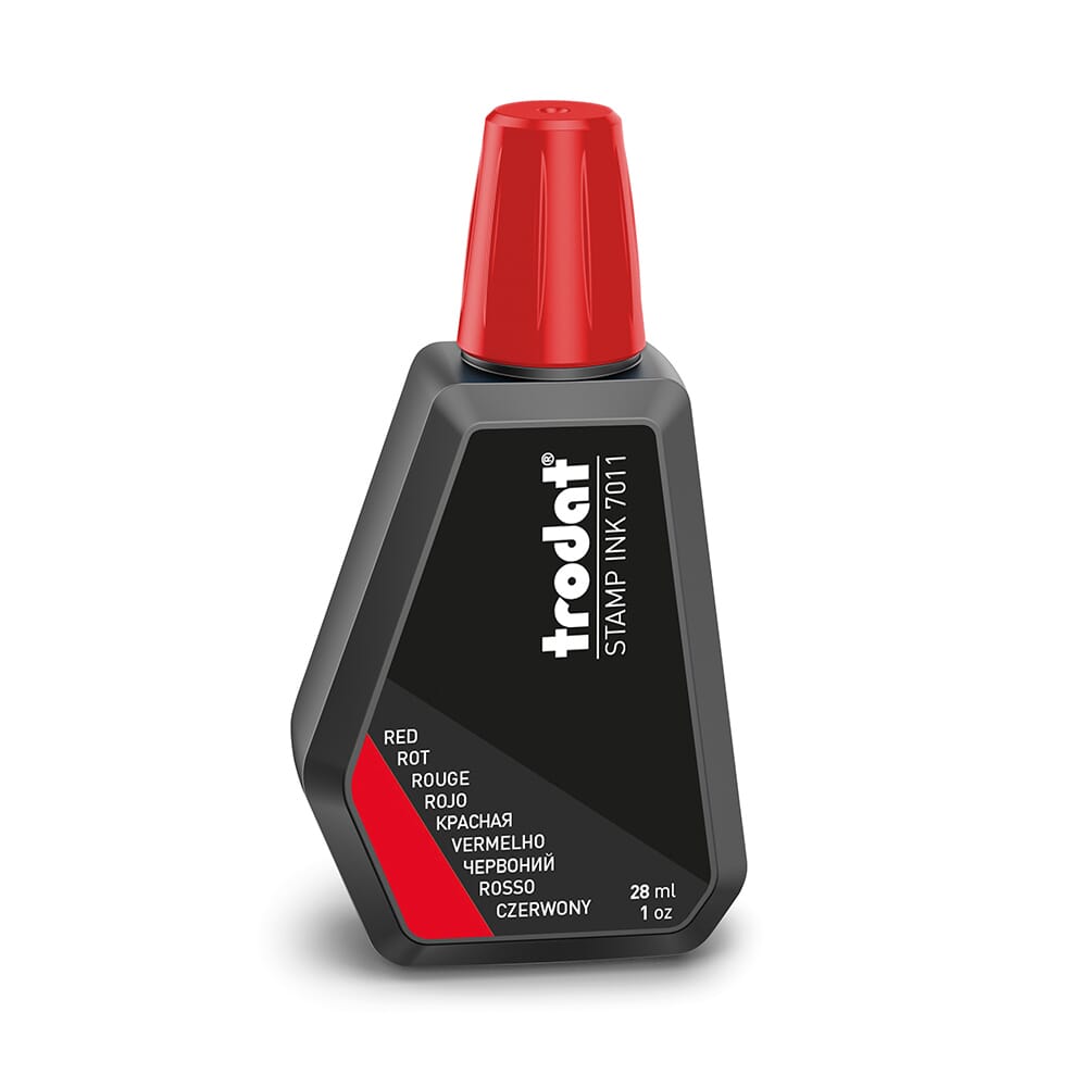 Trodat Stempelfarbe 7011 (28 ml) Dokumentenecht DIN ISO 11798