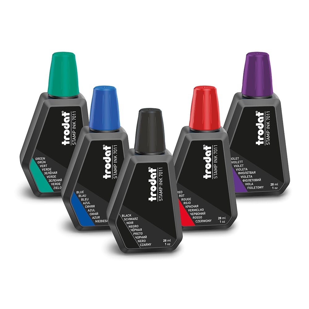Trodat Stempelfarbe 7011 (28 ml) Dokumentenecht DIN ISO 11798