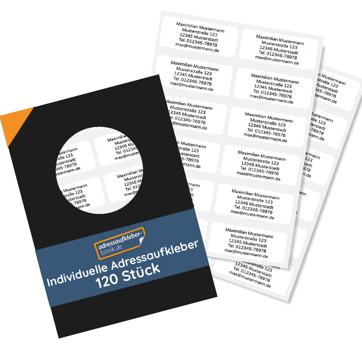 120 Stück Individuelle Adressaufkleber (50x20mm) - adressaufkleber-fabrik.de