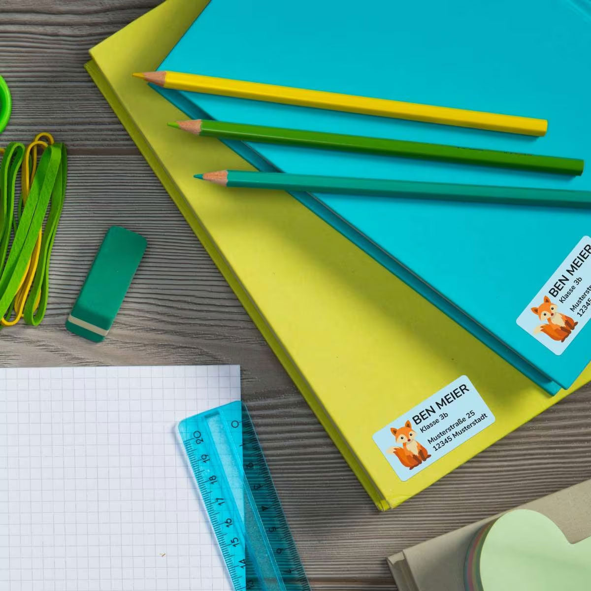 Adressaufkleber im Spenderkarton 60x30mm