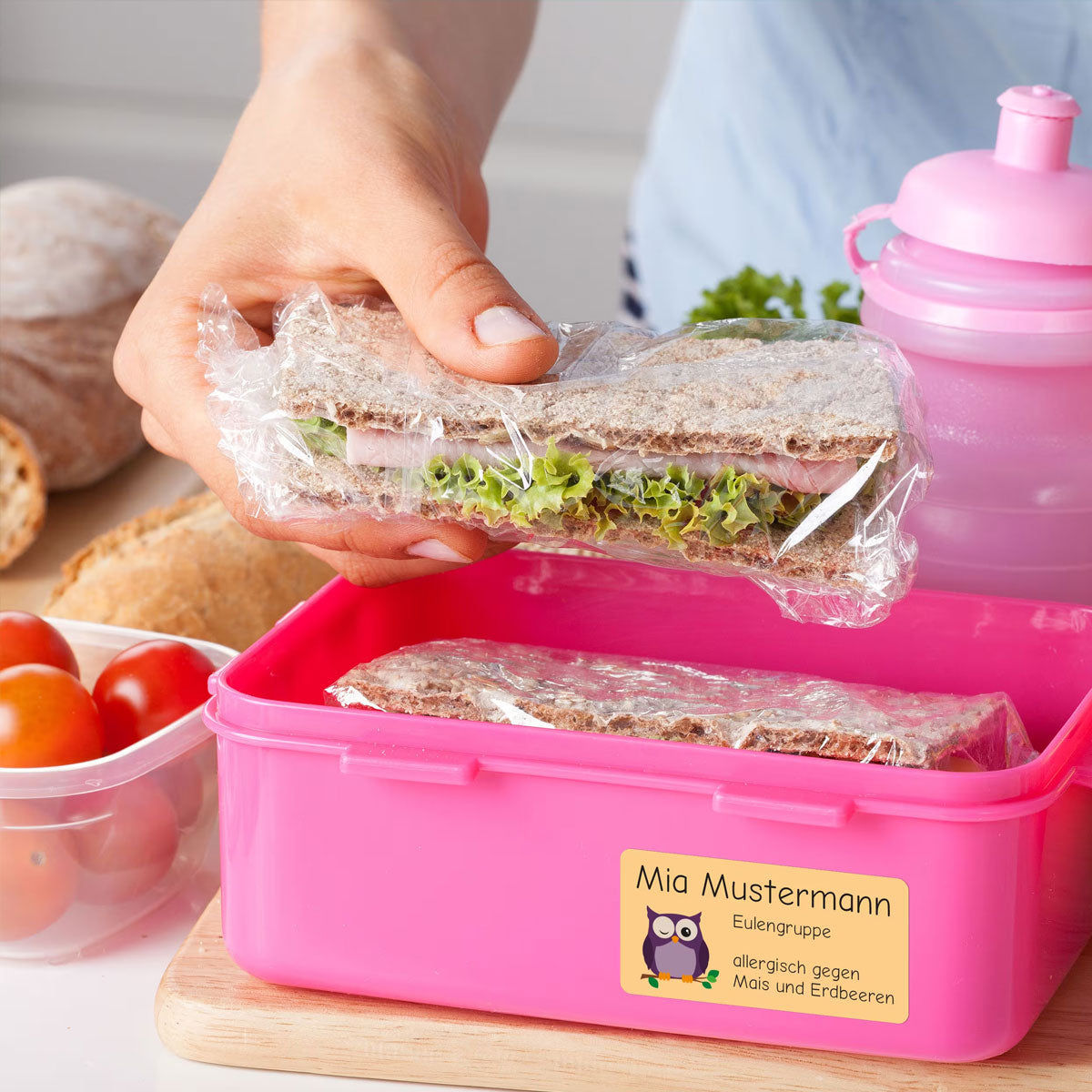 Adressaufkleber im Spenderkarton 60x30mm