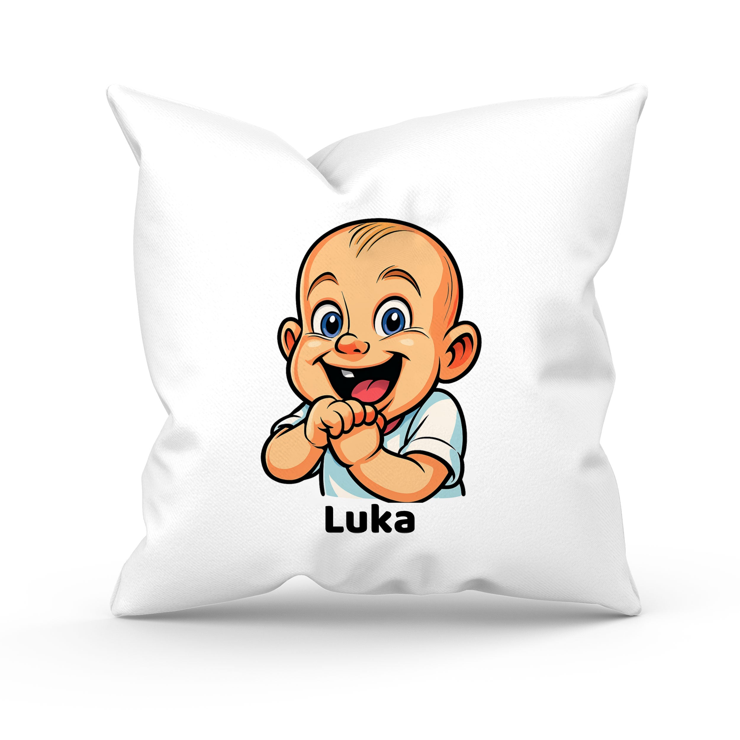 Kissenbezug mit Karikatur & Individualisierung