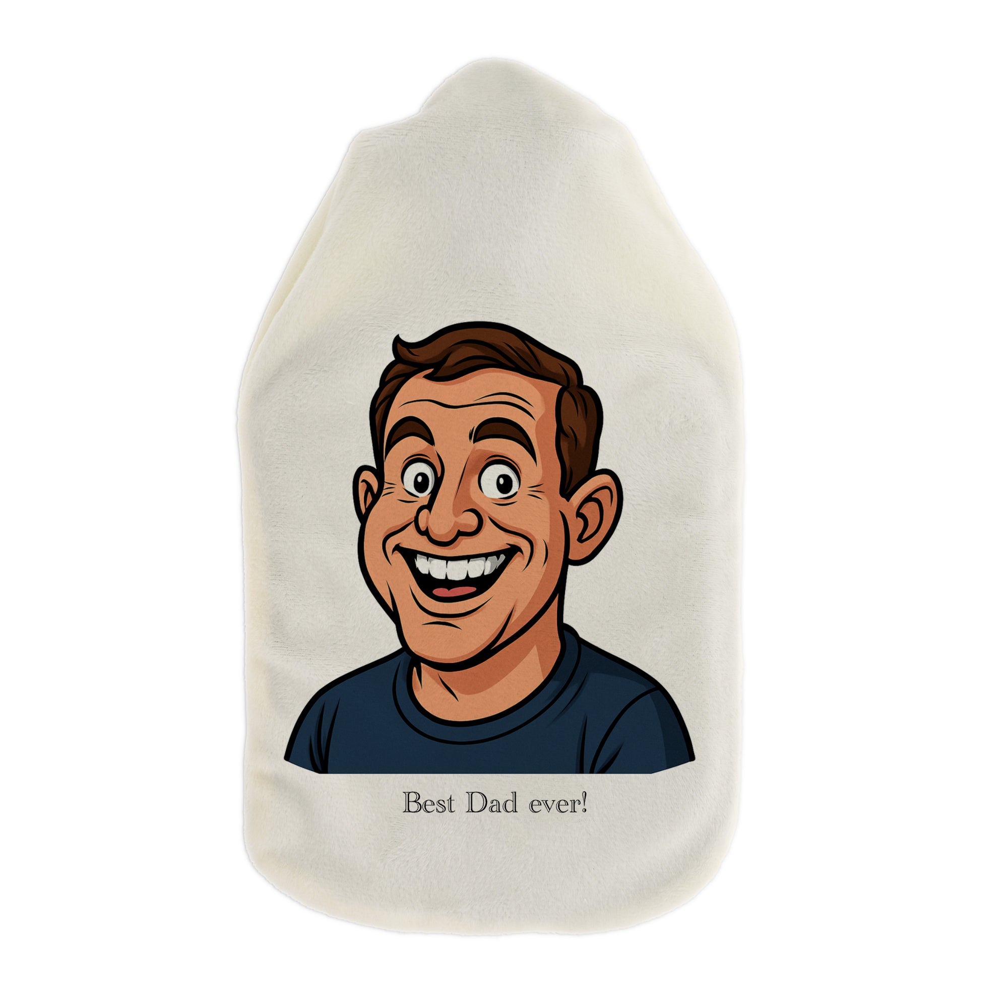 Wärmflasche mit Karikatur und Individualisierung