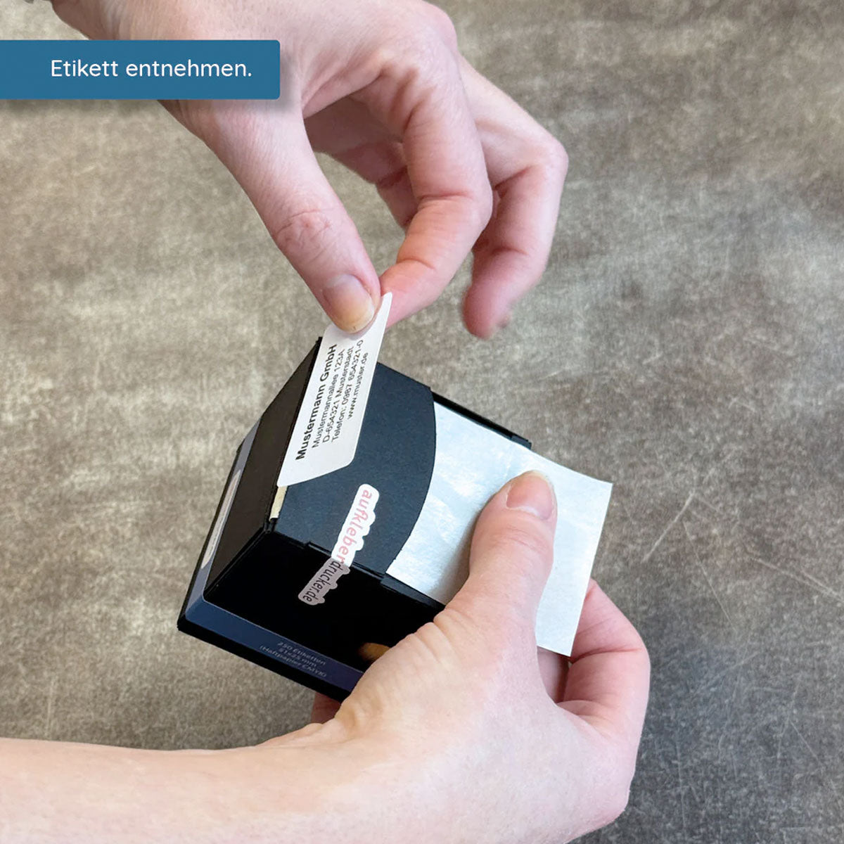 Adressaufkleber 51x25 mm – 250 Stück auf Rolle, selbstklebende Etiketten