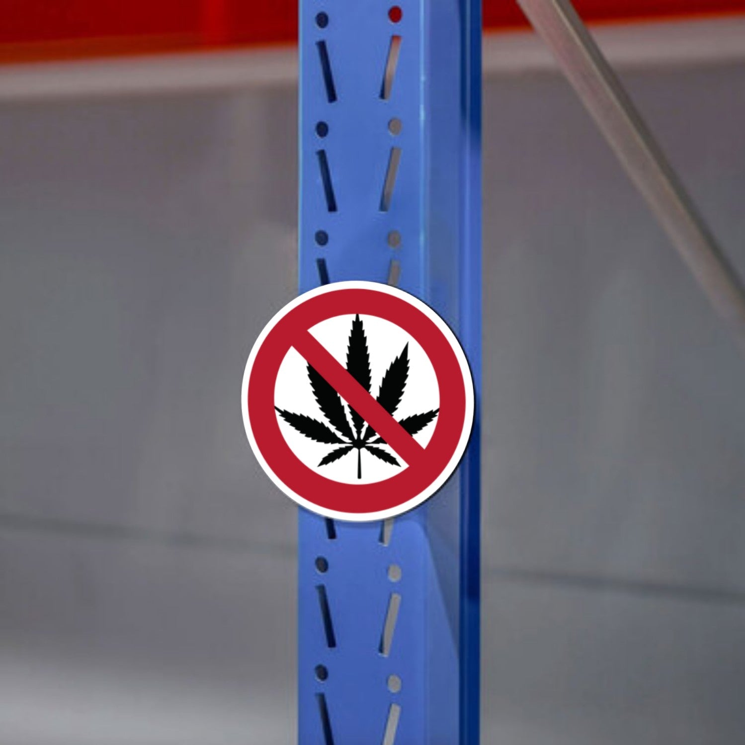 Cannabis Schild Alu-Verbund 10 cm / Verboten