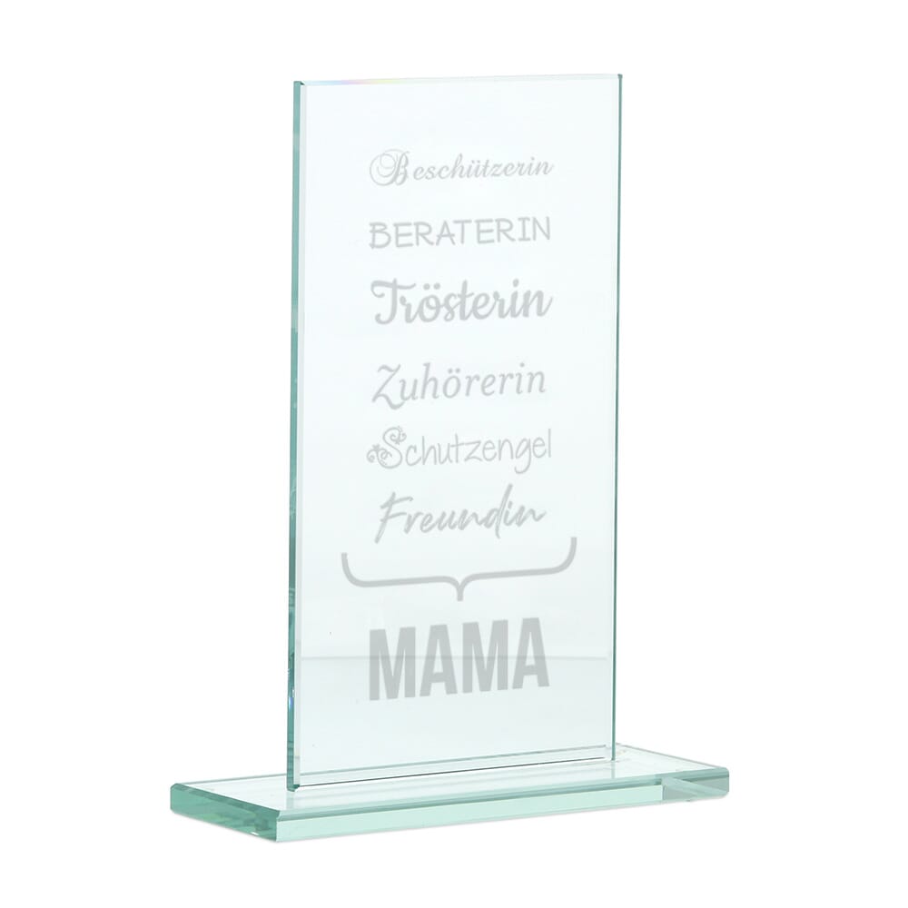 Glasständer "Mama" - adressaufkleber-fabrik.de