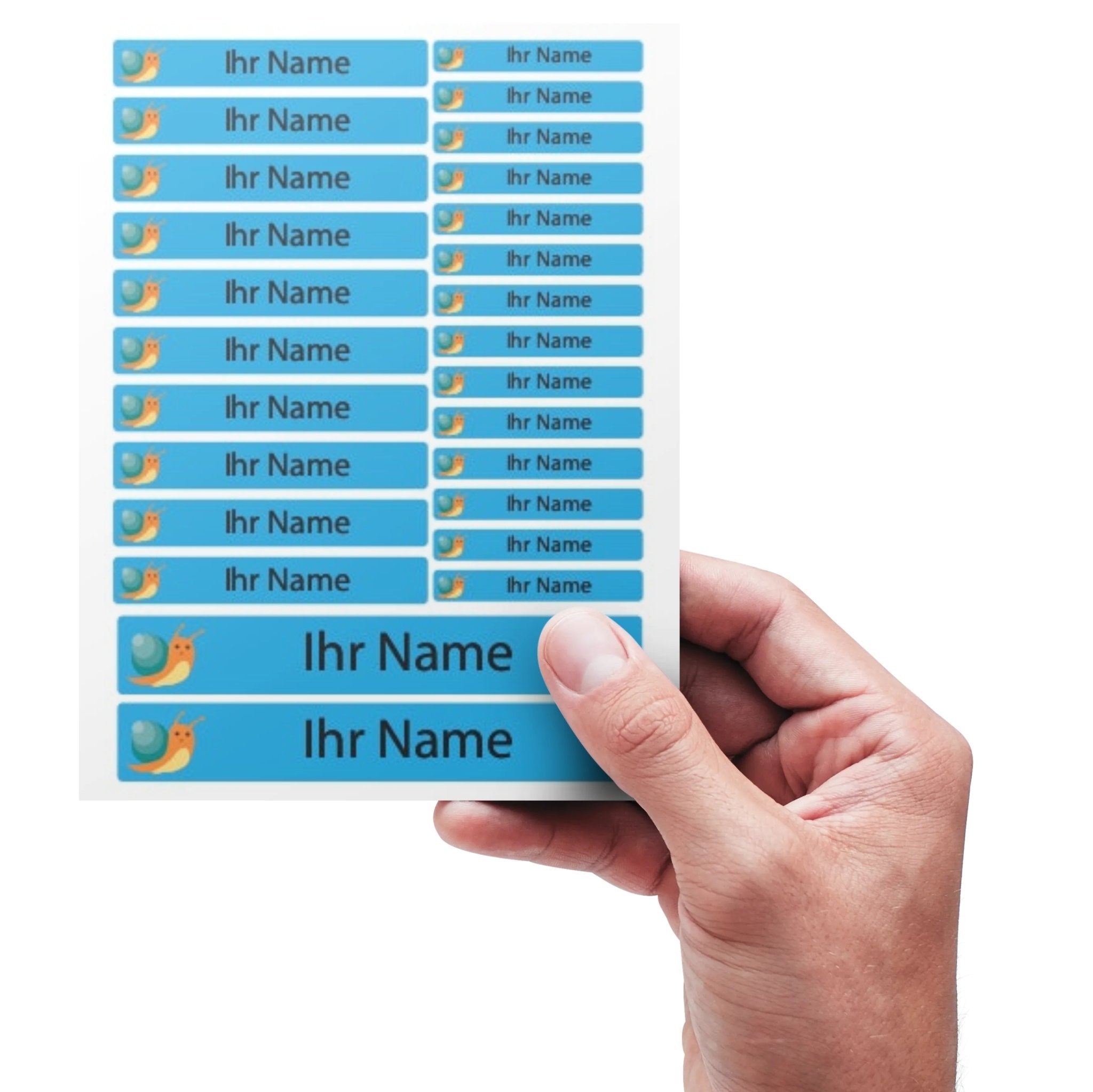 Namensaufkleber für Kinder (Set mit 260 Aufklebern in verschiedenen Größen) Template #2 - adressaufkleber-fabrik.de
